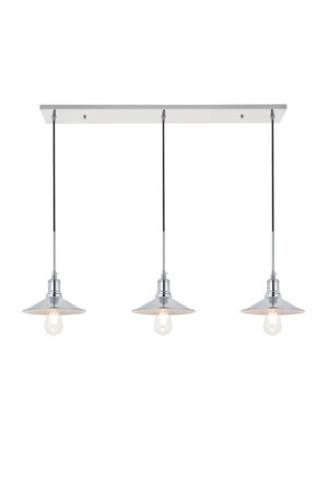 Etude 3 light chrome Pendant