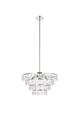 Ella 20 inch pendant in chrome