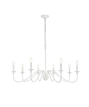 Rohan 42 inch chandelier in White