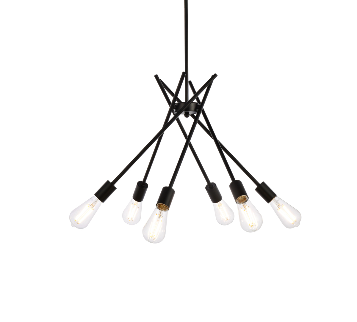 Lucca 23 inch pendant in black - Image 2