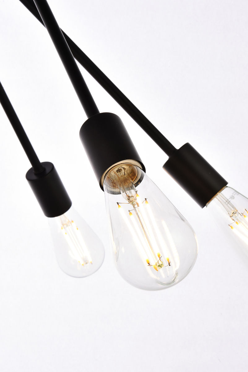 Lucca 23 inch pendant in black - Image 3