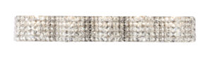 Ollie 5 light Chrome and Clear Crystals wall sconce