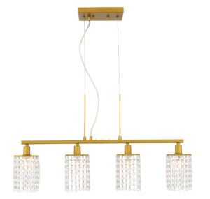 Taylor 4 light Brass Pendant