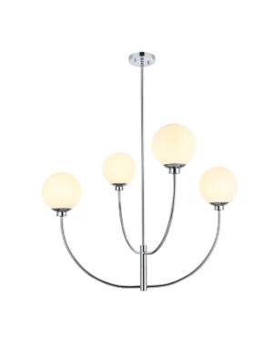 Nyomi 36 inch chandelier in Chrome