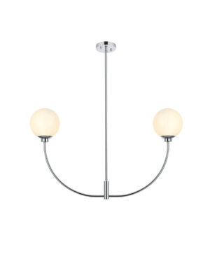 Nyomi 36 inch chandelier in Chrome