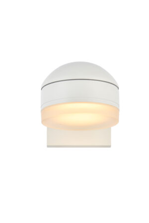 Raine Integrated LED wall sconce in white