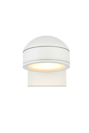 Raine Integrated LED wall sconce in white