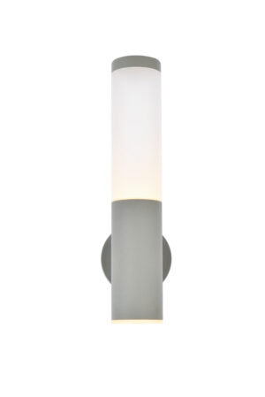 Raine Integrated LED wall sconce  in silver