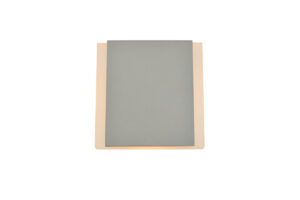 Raine Integrated LED wall sconce  in silver