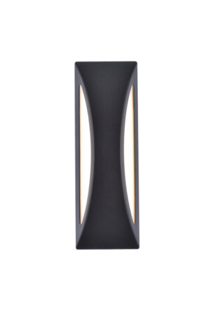 Raine Integrated LED wall sconce  in black