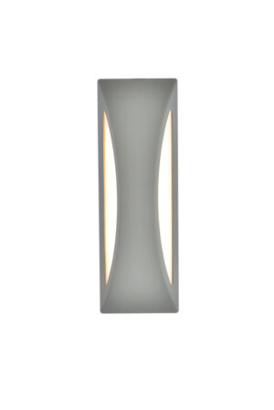Raine Integrated LED wall sconce  in silver