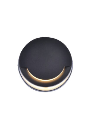 Raine Integrated LED wall sconce  in black