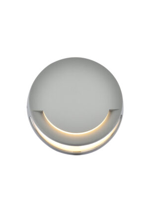 Raine Integrated LED wall sconce  in silver