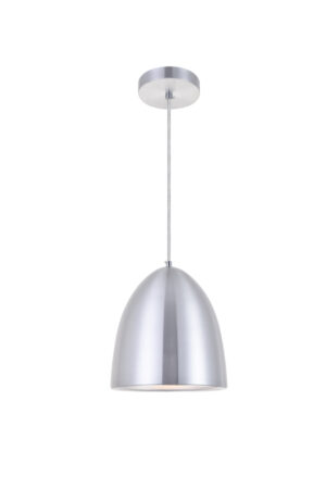 Circa 1 Light Burnished Nickel Pendant