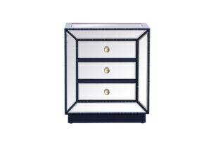 21 inch mirrored chest in blue