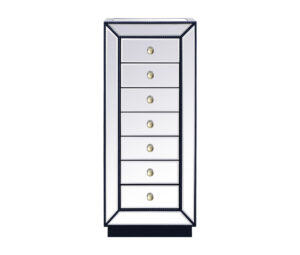 18 inch mirrored lingere chest in blue