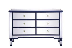 48 inch mirrored cabinet in blue