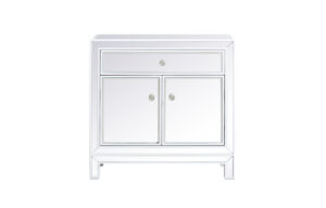 29 inch mirrored cabinet in white