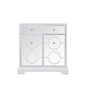 32 in. mirrored cabinet in white