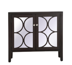 36 inch mirrored cabinet in Dark Walnut