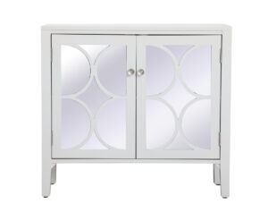 36 inch mirrored cabinet in White