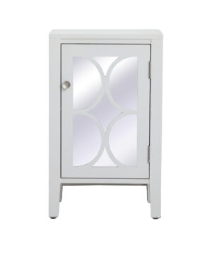 18 inch mirrored cabinet in White