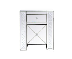 Raiden 22 inch LED mirrored end table