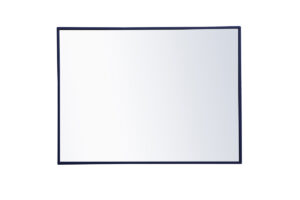 Metal frame rectangle mirror 24x 32 inch in Blue