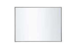 Metal frame rectangle mirror 24x 32 inch in Grey