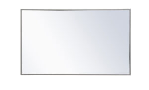 Metal frame rectangle mirror 24x 40 inch in Grey