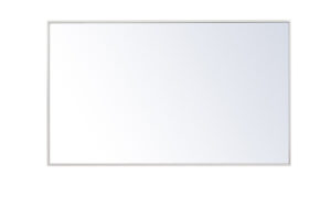 Metal frame rectangle mirror 24x 40 inch in White