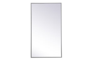 Metal frame rectangle mirror 20 inch x 36 inch in Grey