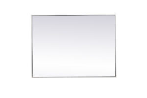 Metal frame rectangle mirror 27 inch x 36 inch in White