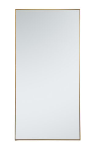 Round mirror 24 inch in Chevron