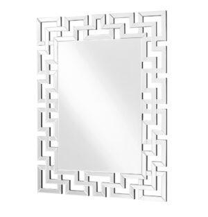 Sparkle 37.5 in. Contemporary Rectangle Mirror in Clear