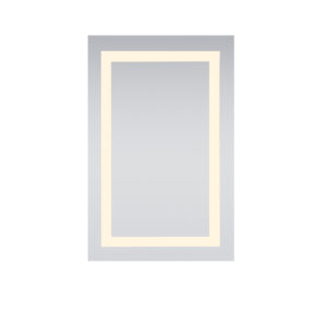 LED Hardwired Mirror Rectangle W20H30 Dimmable 3000K