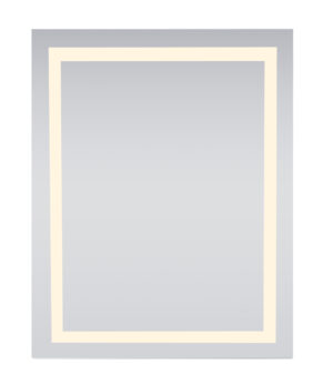 4 Sides LED Hardwired Mirror Rectangle W32H40 Dimmable 3000K