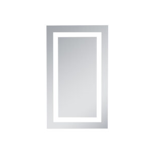 Hardwired LED Mirror W18 x H30 Dimmable 5000K