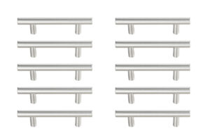 Quinn 3" Center to Center Brushed Nickel Bar Pull Multipack (set of 10)