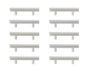 Dior 3" Center to Center Brushed Nickel Bar Pull Multipack (set of 10)