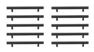 Dior 6-5/16" Center to Center Matte Black Bar Pull Multipack (set of 10)