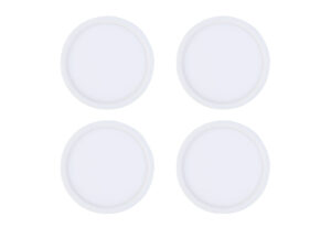 6 inch 3000K-5000K Selectable 15W 900 lumens disk light in white pack of 4
