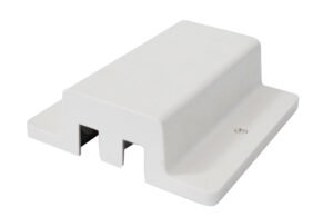 FLOATING ELECTRICAL FEED TRACK, MATTE frosted white