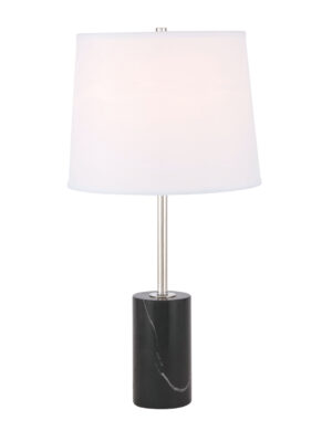 Laurent 1 light polished Nickel Table Lamp