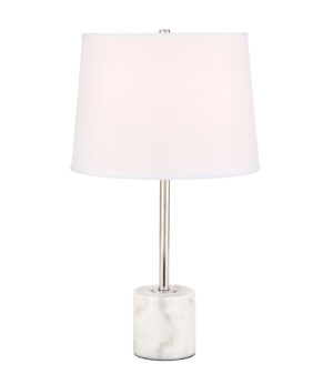 Kira 1 light polished Nickel Table Lamp