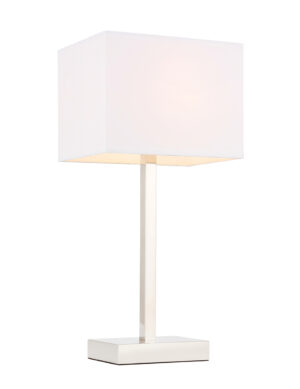 Katherina 1 light polished Nickel Table Lamp