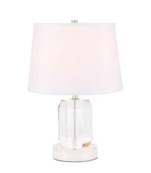 Wendolyn 1 light polished Nickel Table Lamp