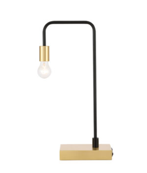 Marceline 1 light Black Table Lamp