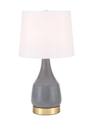 Reverie 1 light Gray Table Lamp