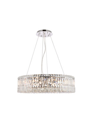 Maxime 12 light Chrome Chandelier Clear Royal Cut Crystal
